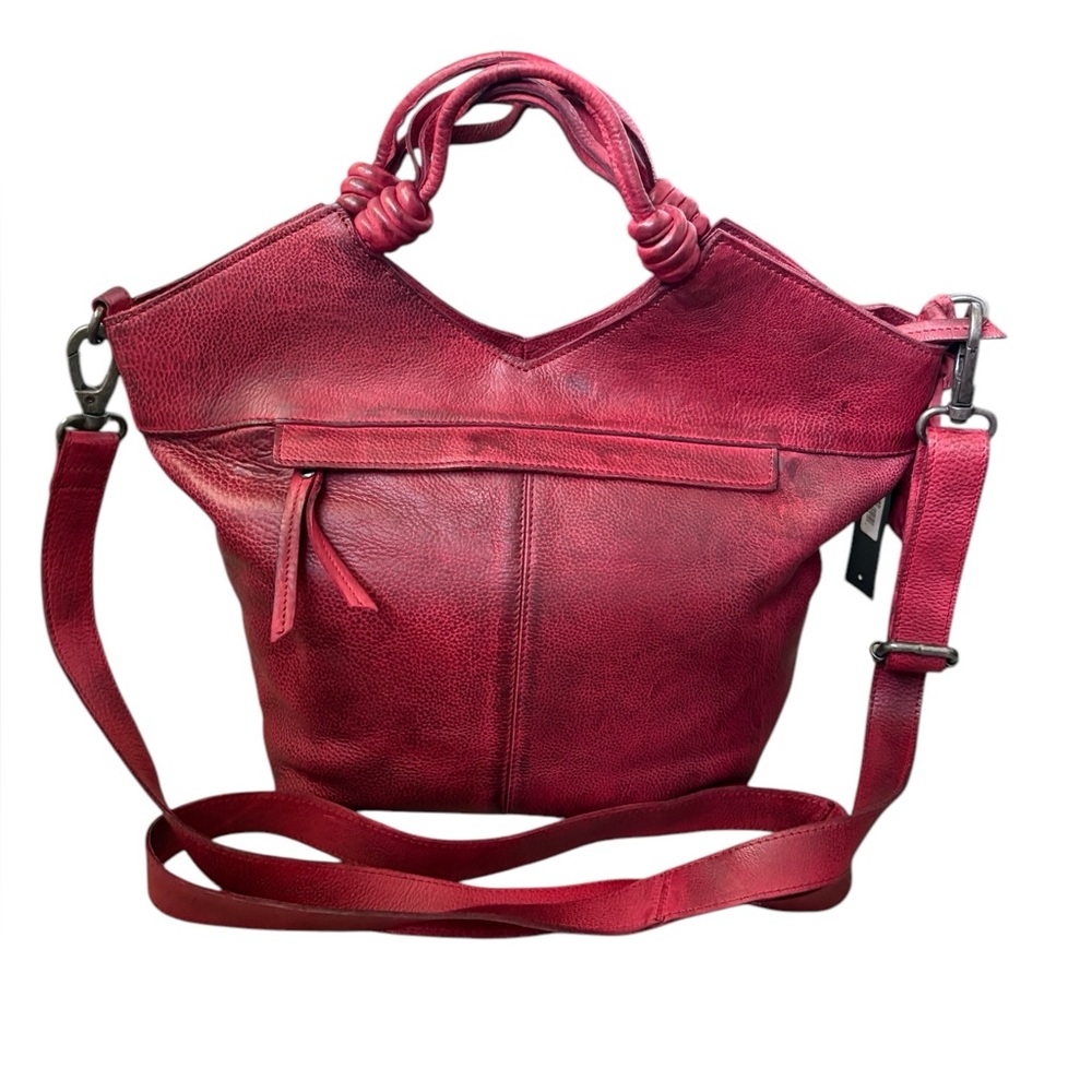 Latico NASH. Oxblood Color.  Red Leather Handbag
